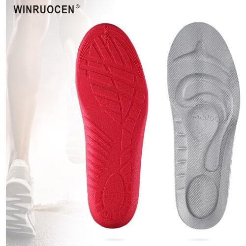 1Pair Memory Foam sports Insoles For Shoes Deodorant Breathable elastic Cushion Running Insoles For Man Women Inserts Insoles