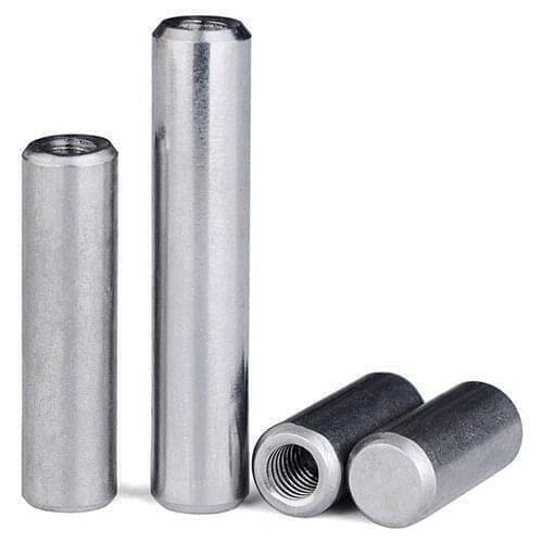 12pcs D5 inner thread pin conical type pins inside pitch column dowel 304 stainless steel position locating nut muff GB120
