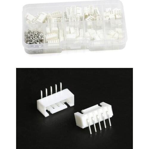 2.54mm 2 pin 3 pin 4 pin 5 pin/Curved pin pitch terminal, 4 kinds of 10pcs each