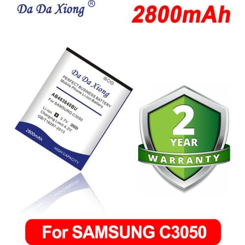 2800mAh AB483640BU Battery for Samsung J600 J608 C3050C S7350C F619 C3050 E740 E748 F110 F118 G618 L600 L608 B3210 M519