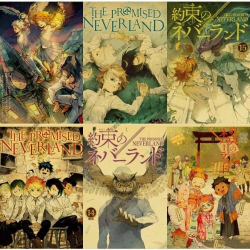 Diamond Painting Anime Cartoon 5D DIY Diamond Embroidery The Promised Neverland Cross Stitch Kits Mosaic Art Home Decoration