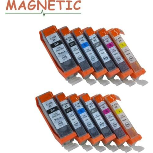 For Canon 12pcs Full Ink cartridge PGI550 CLI551 Pixma MG5400 MX925 MX725 MG5450 MG5550 Compatible Ink Cartridges Printer Pgi550