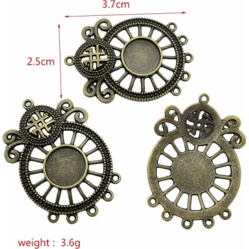 JunKang New Retro Ethnic style jewelry amulet pendant charm popular crafts connector accessories
