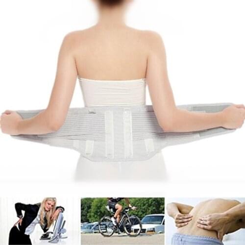 Self-heating Magnetic Steel Plates Waist Support Belt Orthopedic Tourmaline Lumbar Support Back Brace Belt For Sport