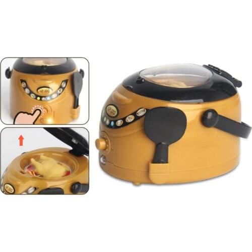 Multifunction Mini Electric Rice Cooker Kitchen Cooking Small Safe Appliance Toys Preschool Pretend Play Kitchen Toys