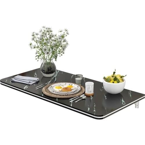 Wall mounted folding table board wall connected dining table household simple table wall mounted table kitchen shelf