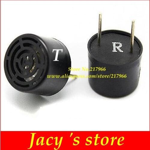Open Ultrasonic Sensor Frequency 10mm 40Khz Diameter transmitter and receiver Plastic shell