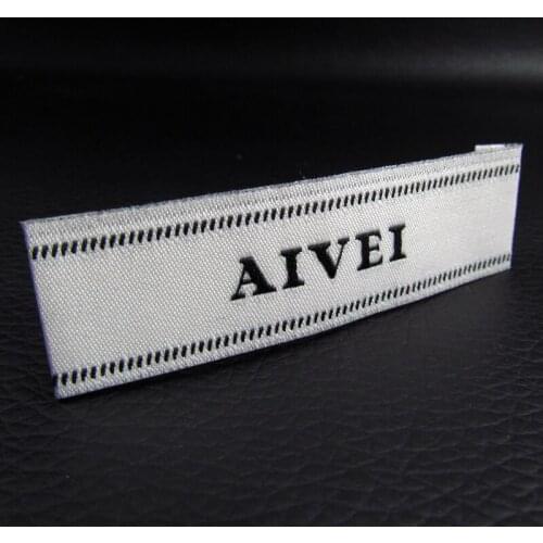 Custom clothing labels, separate cut clothes labels fabric woven labels custom logo woven tags