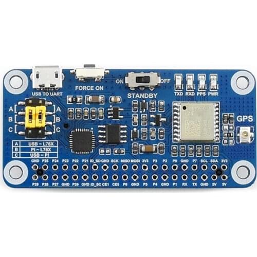 Raspberry Pi 4 GNSS Module Expansion Board GPS Beidou QZSS Global Positioning Serial Port Module