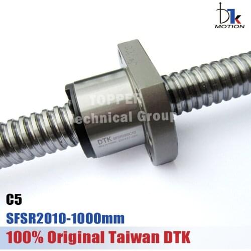 Taiwan DTK SFS2010 Ball screw C5 1000mm mit Kugel Mutter SFS2010 10mm Blei für CNC kit set