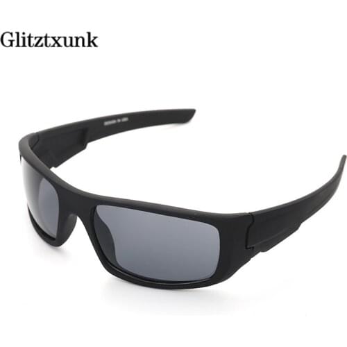 Glitztxunk Sports Sunglasses Men Square Brand Designer Sun Glasses UV400 2019 Outdoor Eyewear Oculos De Sol meninas