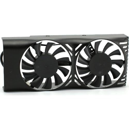 Dual Fan Cooling Fan for MSI GeForce GTX 1050 2GT LP Graphics Card Cooler with Housing for MSI GeForce GTX 1050 2GT LP Accessory