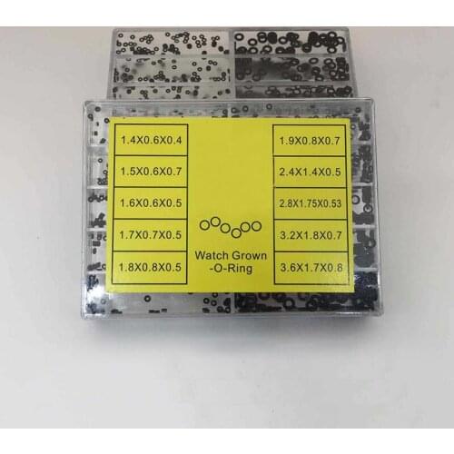 Waterproof Watch Crown O-Ring Watch Head Rubber Ring Seal Gasket Washer Assorted Kit Watch Repair Accessories Watchmaker Tools