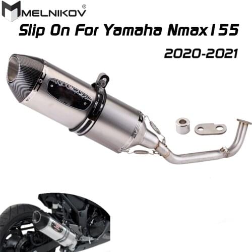 Motorcycle Exhaust Full System Slip On For Yamaha Nmax155 Nmax 155 2020 2021 years Exhaust Escape Muffler
