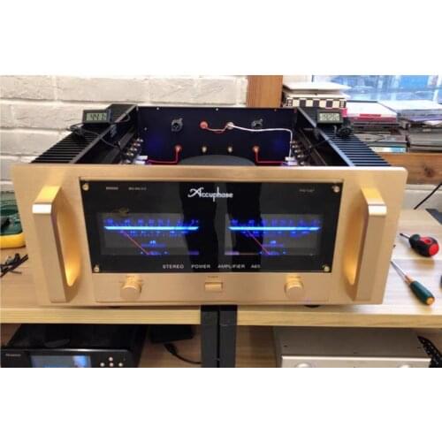 High-quality Accuphase A65/7100/A1000 chassis, suitable for combined installation, with meter and drive SIZE:480*460*200 MM