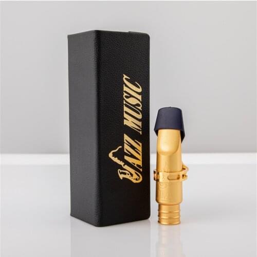 High Quality Professional Alto Saxophone Metal Mouthpiece R54 Gold Plating Sax Mouth Pieces Accessories Size 56789