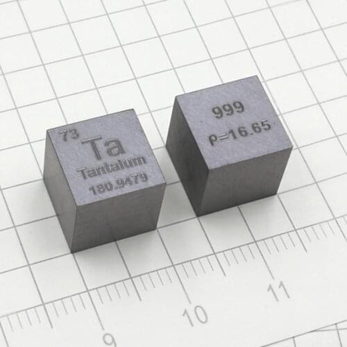 10mm Ta≥99.99% Tantalum Ta Cube Periodic Table Of Elements Cube Hand Made Science Educational DIY Crafts Display