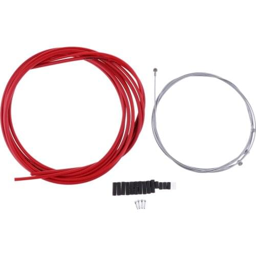 2.5m Mountain Road Bike Brake Cable Shift Cable Housing Line Pipe End Caps