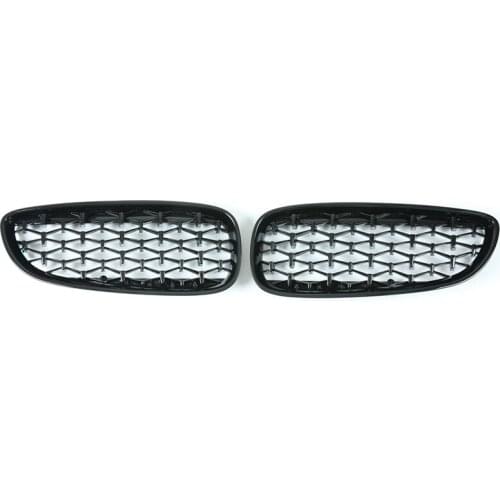 2Pcs/Set Diamond Style Car Front Bumper Kidney Grille Grills For BMW Z4 E89 2009-2016 Auto Accessories Car Styling