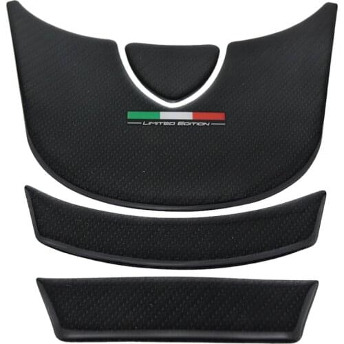 Fit for Ducati Multistrada 1200 2010 11 12 13 14 Tank Pad 3D Gel Protector 3D carbon fiber pattern fuel tank sticker