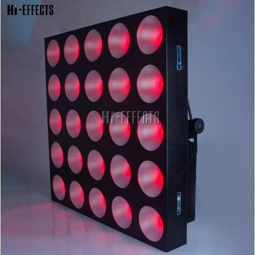 4pcs/lot China manufacturer 5*5 LED Matrix Par Light RGB 3in1 Stage Effect DMX Matrix Blinder Light for Dj Professional Satge