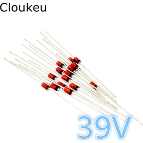 50pcs 1N4754A 39V 1W DO-41