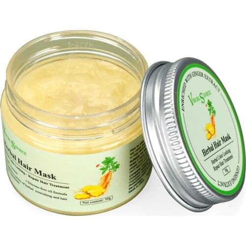 50g Herbal Nourishing Hair Mask Nutrition Conditioner Nutrition Long Lasting Moisture Scalp Care Damaged Hair Mask Conditioner