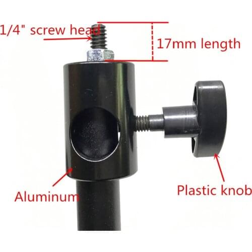 Tripod Adapter Light Stand Screw Mount with 1/4 Threaded for LED Light Monitor Flash Light Photo Studio Accessories