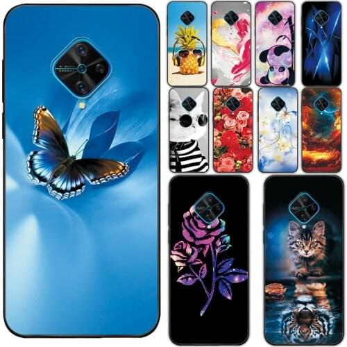 For vivo V17 Russia Case 6.38" TPU Back Cover For vivo S1 Pro Soft Silicone Phone Shell For vivo 1920 Protective Cool Case Coque