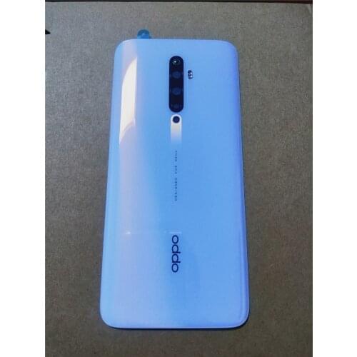 100% Original Back Cover Glass For OPPO Reno 2Z 2F Back Housing Battery Case for reno 2F 2f camera len flash camp with LOGO