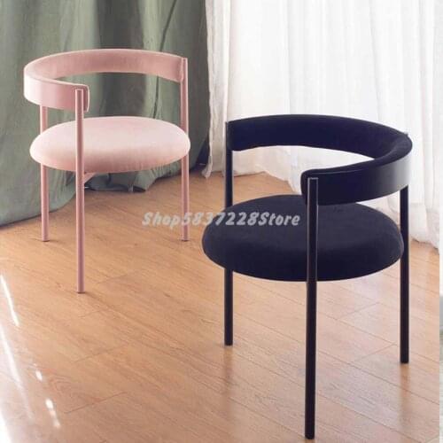 Make Up Chair Net Red Dress Chair Single Casual Designer Home Back Nordic Luxury Dining Chair