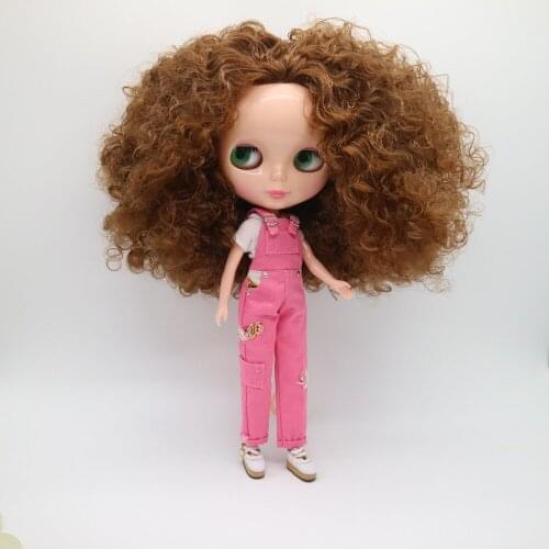 Brown curly Hair Nude blyth Doll 20171218