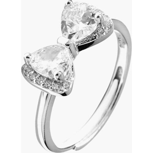 YFN Silver Jewelry Rings For Women Simple Adjustable Silver Ring Woman‘s Gift Trendy Jewelry Gifts Womans Silver Rings Jewelry