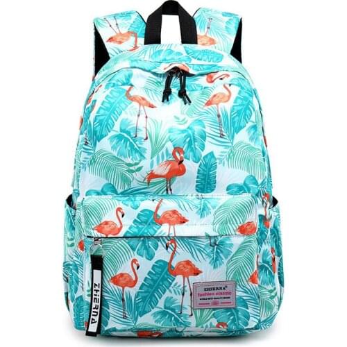 School Bag for Teenager Girls Women Laptop Backpack Printing Bagpack Mochila Feminina Escolar Laptop Travel Daypack