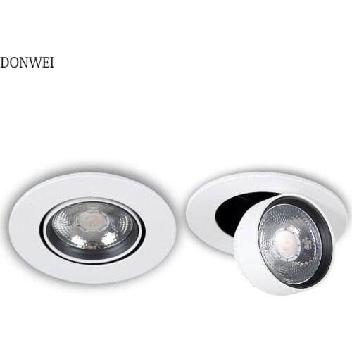 3W 5W 7W 10W Led recessed Spotlight 110V 220V 360 Degree Rotating Foldable Downlight For Bedroom Living room Corridor