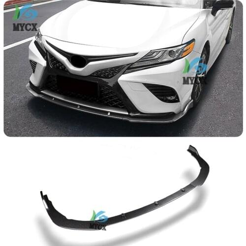 3 Pcs/Set Car Front Bumper Splitter Lip Spoiler Diffuser Cover Trim Guard Protector For Toyota Camry XV70 2018 2019 2020