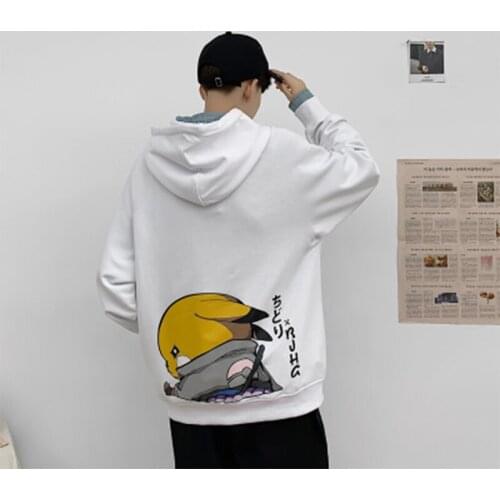 Autumn And Winter New Anime Hoodie Fashion Printed Mens Hoodies Loose Casual Hoodie Men Fleece Pullover Sweatshirt 2020