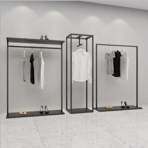 Clothing rack mens and womens clothing store display rack hanging clothes rack