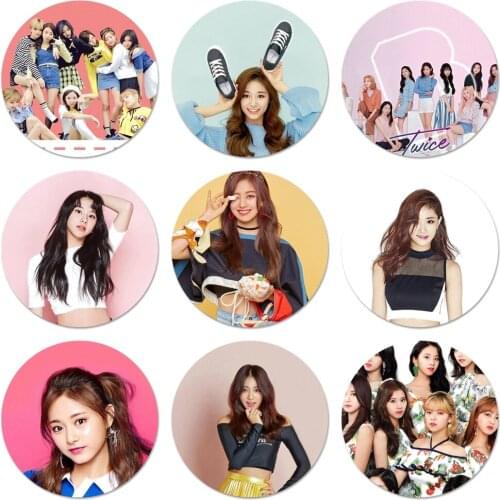 Twice Tzuyu Fashion Icons Pins Badge Decoration Brooches Metal Badges For Backpack Decoration 58mm