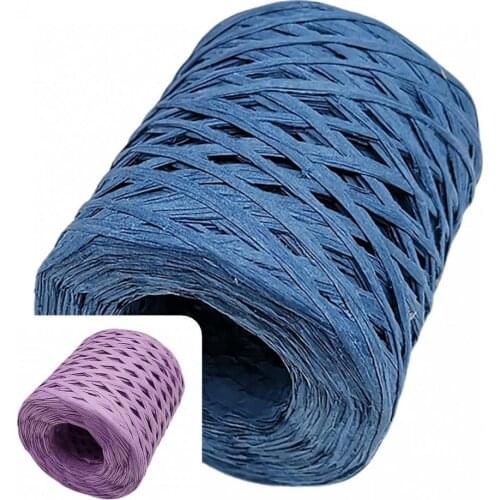 Wrapping Gift 1 Roll Practical Raffia Straw Packaging Paper Yarn Easy to Use Paper Yarn Long Lasting Gift Wrapping