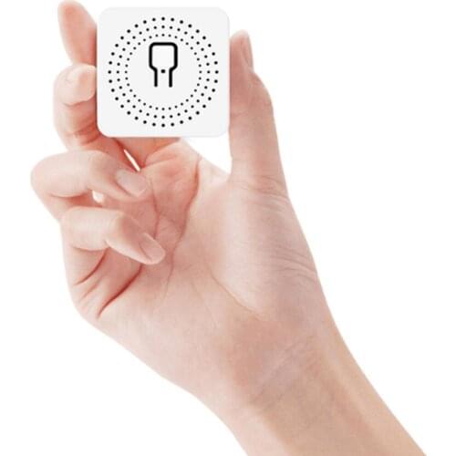 1PCS 16A 2 Way Control Mini Smart Wifi DIY Switch Universal Smart Home Switch, Works with Alexa Google Home Smart Life App