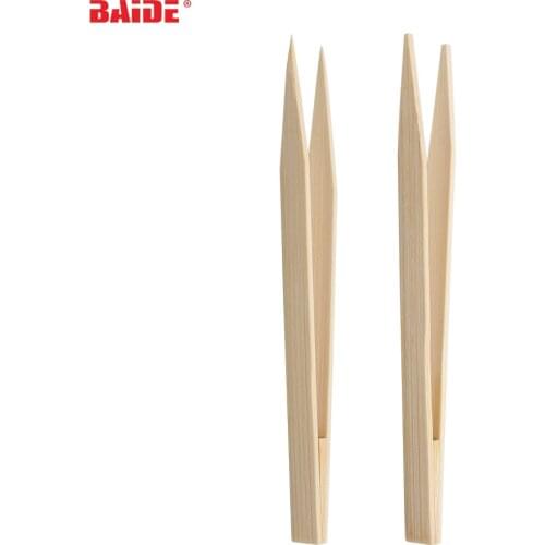 15cm Antistatic Dust-free Cuspidal Bamboo Pincette Straight Head Tweezers Nipper Electronics Tool for Phone Repair 500pcs/lot