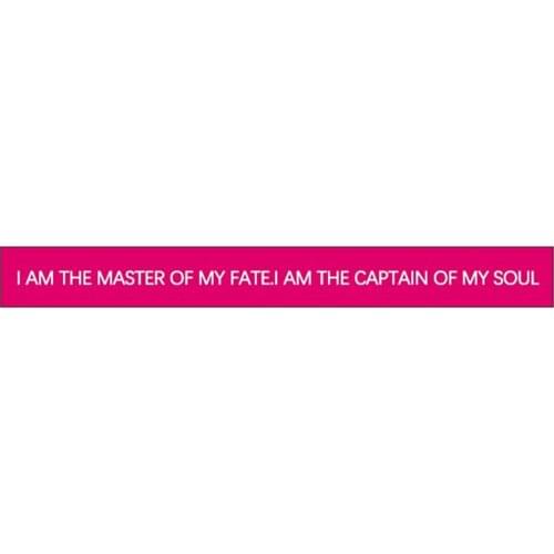 300pcs Motivational I AM THE MASTER OF MY FATE THECAPTAIN OF MY SOUL Silicone Bracelets Rubber Wristbands Free Shipping by DHL