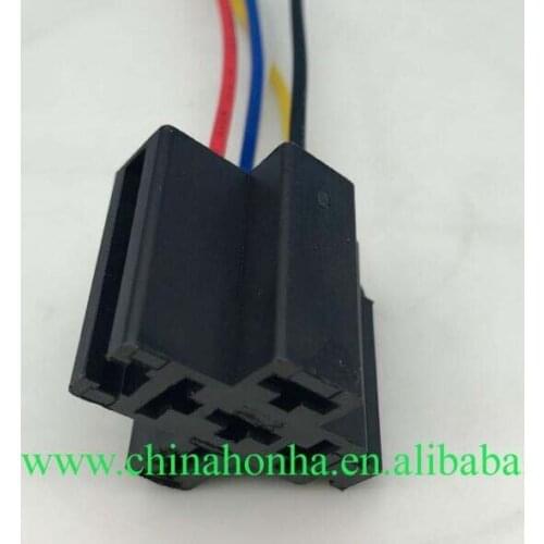 5/10/20/50 pcs/lots Car-styling 5 Pin Cable Wire Relay Socket Connector wire harness DC 12V for Auto Car Marc3