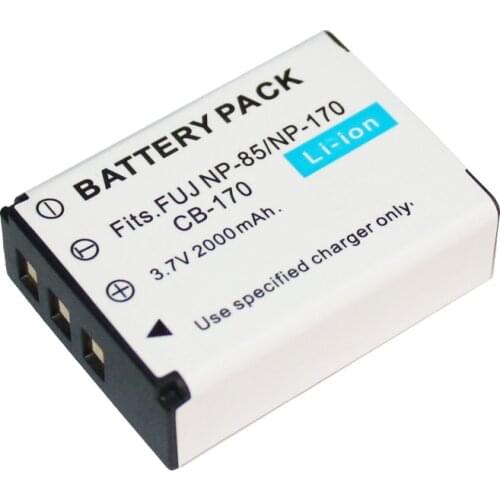 2000mAh NP-85 NP85 NP-170 CB-170 Camera Battery for Fujifilm Fuji FinePix SL240 SL260 SL280 SL300 SL305 SL1000 S1 Batterij