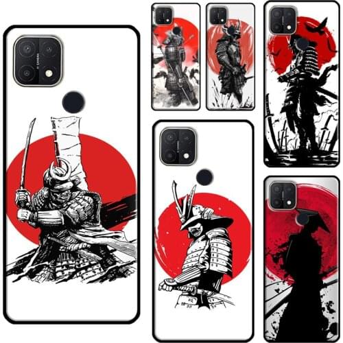 Samurai Warrior For OPPO A15 A91 A83 A1K A3S A5S A5 A9 A31 A53 2020 A52 A72 Reno 4 Pro 2 Z F7 Phone Case
