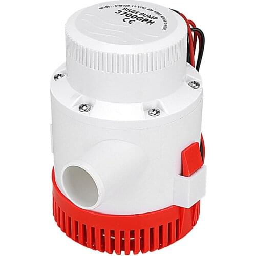 12V Boat/Marine Bilge Pump 3700GPH Electric Submersible Water Pump Yacht Caravan-ABUX