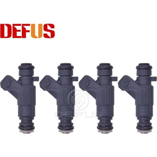 DEFUS F01R00M009 4pcs Fuel Injector Nozzle Bico For Mazda 6 BYD F3 F 01R 00M 009 4holes Petrol Gasoline Car New High Performance