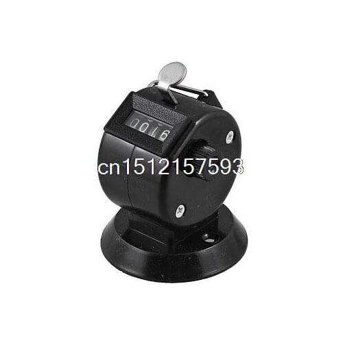 Golf Pitch Count 4 Digit Number Clicker Portable Tally Counter Black