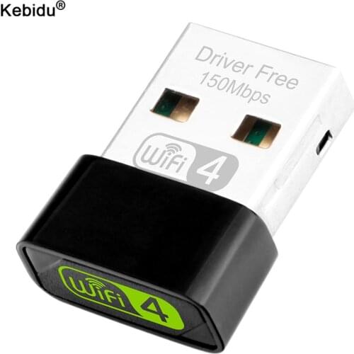 Kebidu 150Mbps USB WiFi Adapter Mini Wi-Fi Adapter For PC USB Ethernet WiFi Dongle 2.4G Network Card Antena Wi Fi Receiver